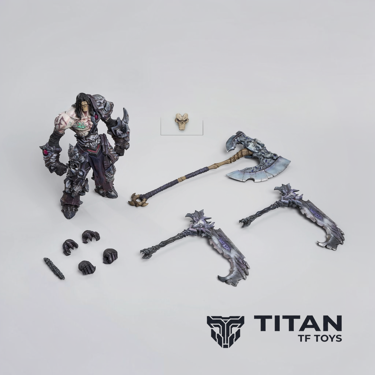 Demonflame DS01 Abyss Knight 3-in-1 Set - DF-DS01-SET-PRE Demonflame Abyss Knight Set 06