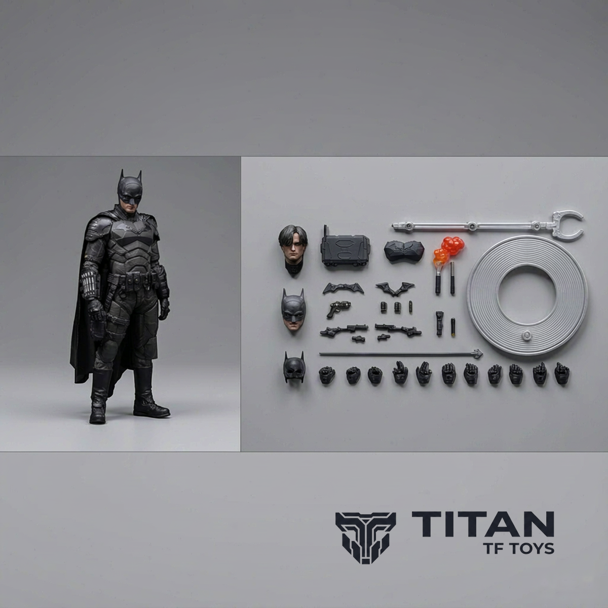 INART The Batman 2022 1/12 Figure - INA-BAT2022-STD-PRE INART Batman 05