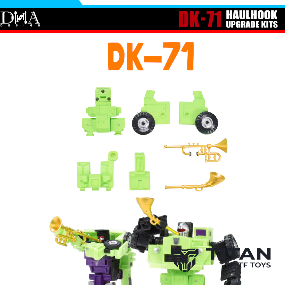 DNA Design DK-71 Studio Series SS86 Long Haul & Hook Upgrade Kit with China Exclusive Bonus