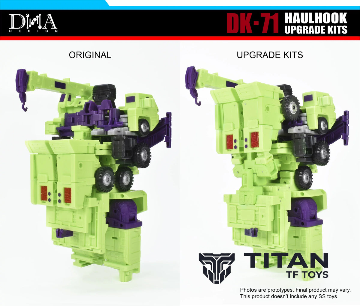 DNA Design DK-71 Studio Series SS86 Long Haul & Hook Upgrade Kit with China Exclusive Bonus
