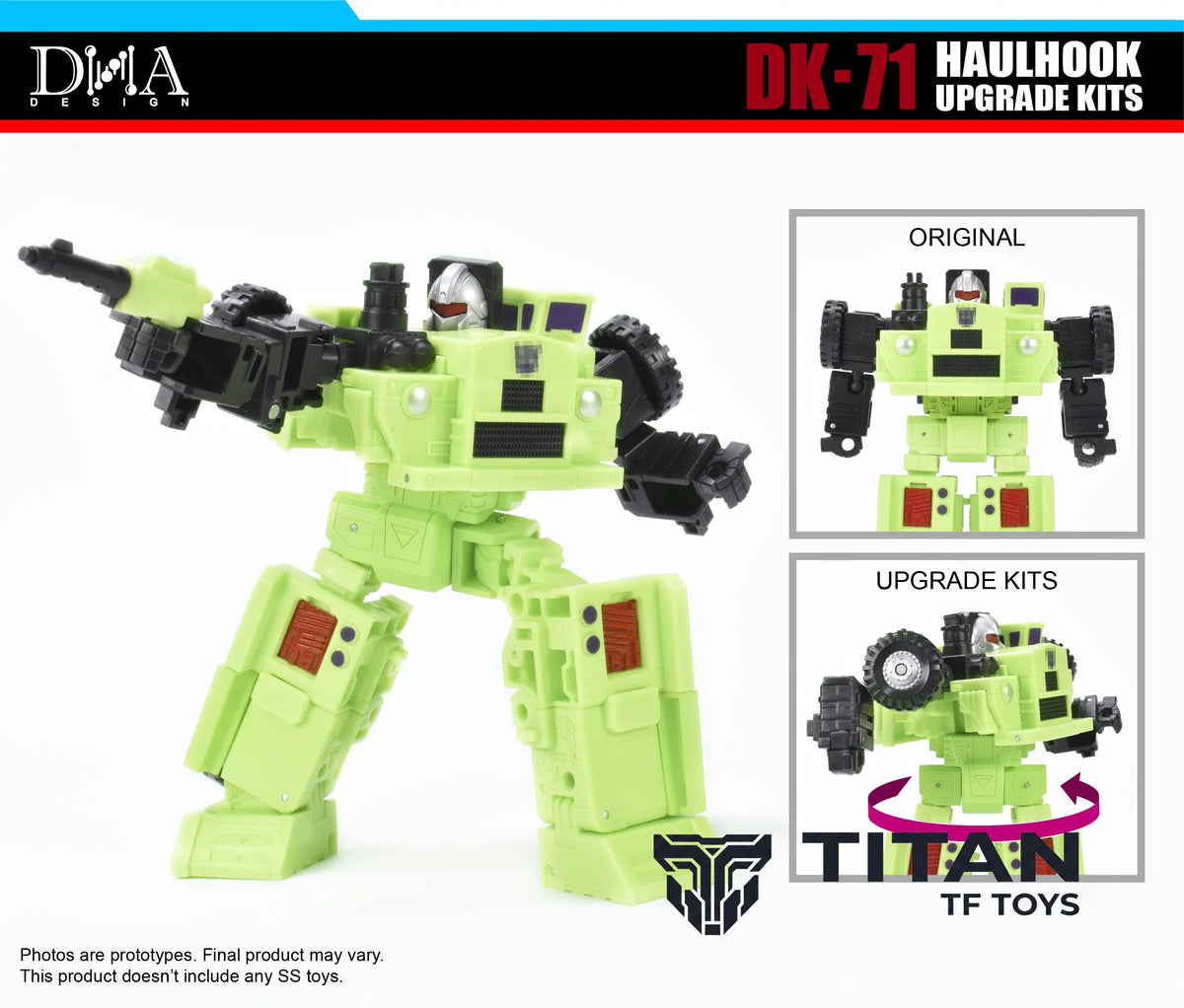 DNA Design DK-71 Studio Series SS86 Long Haul & Hook Upgrade Kit with China Exclusive Bonus