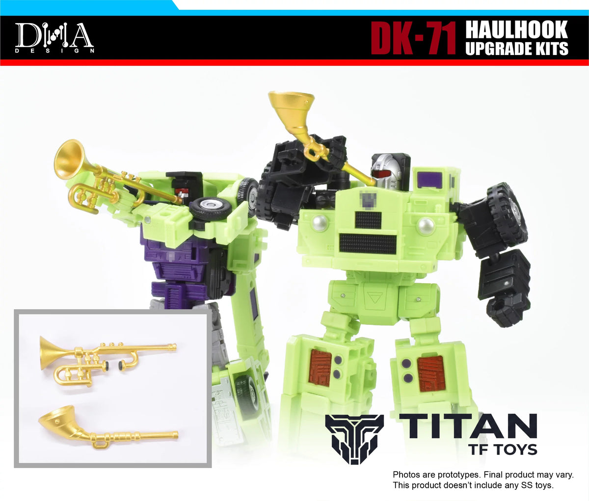 DNA Design DK-71 Studio Series SS86 Long Haul & Hook Upgrade Kit with China Exclusive Bonus