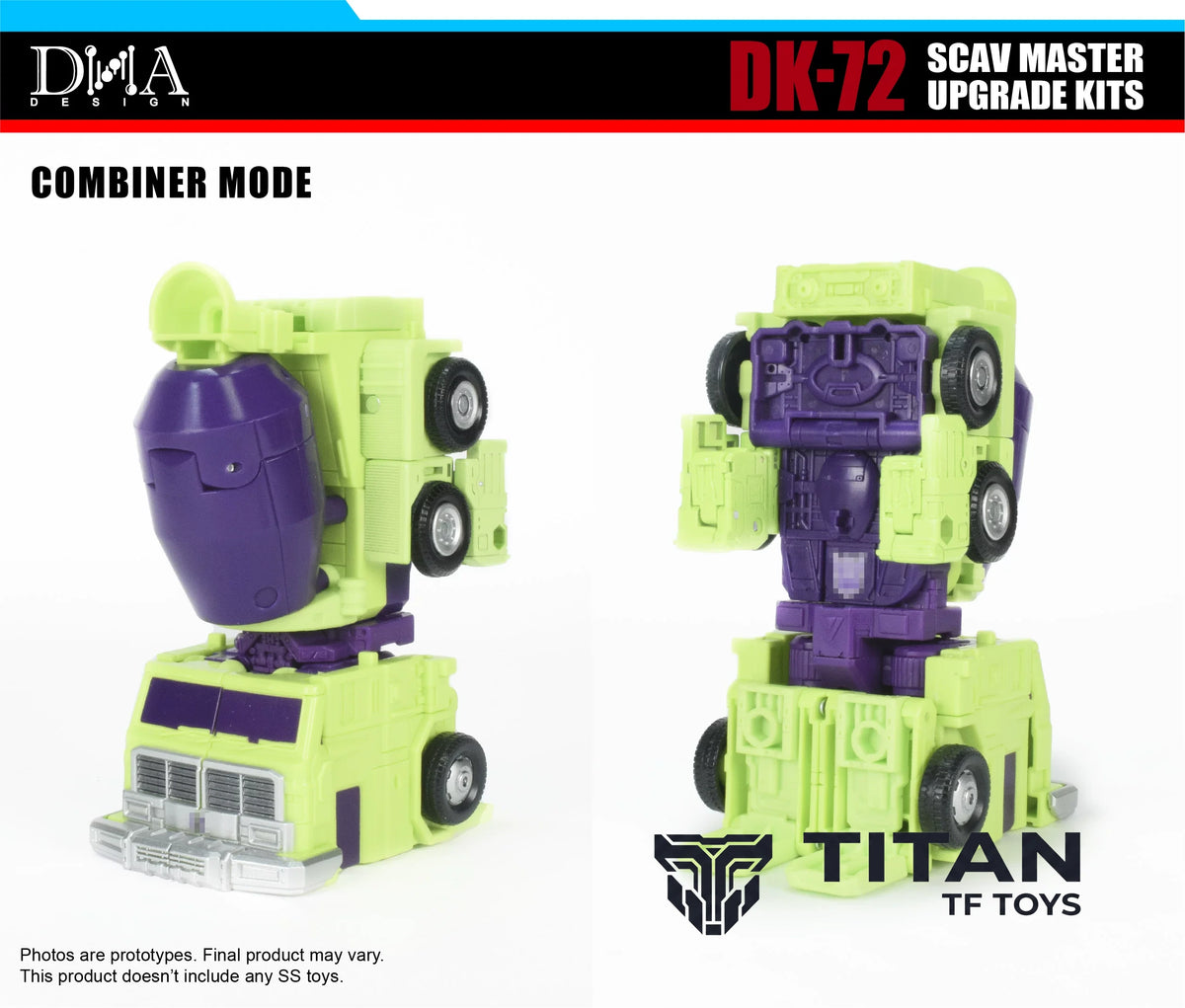 DNA Design DK-72 Studio Series SS86 Scavenger & Mixmaster Upgrade Kit with China Exclusive Bonus