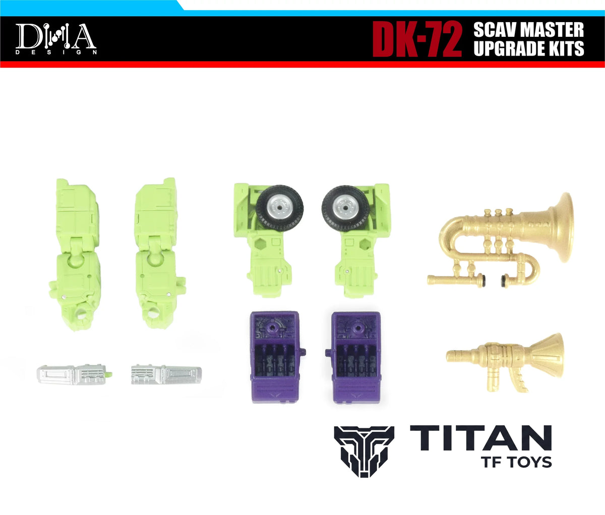 DNA Design DK-72 Studio Series SS86 Scavenger & Mixmaster Upgrade Kit with China Exclusive Bonus