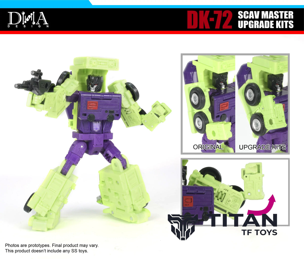 DNA Design DK-72 Studio Series SS86 Scavenger & Mixmaster Upgrade Kit with China Exclusive Bonus