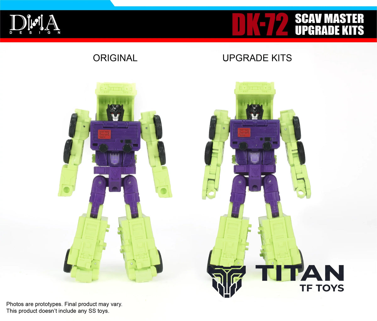 DNA Design DK-72 Studio Series SS86 Scavenger & Mixmaster Upgrade Kit with China Exclusive Bonus