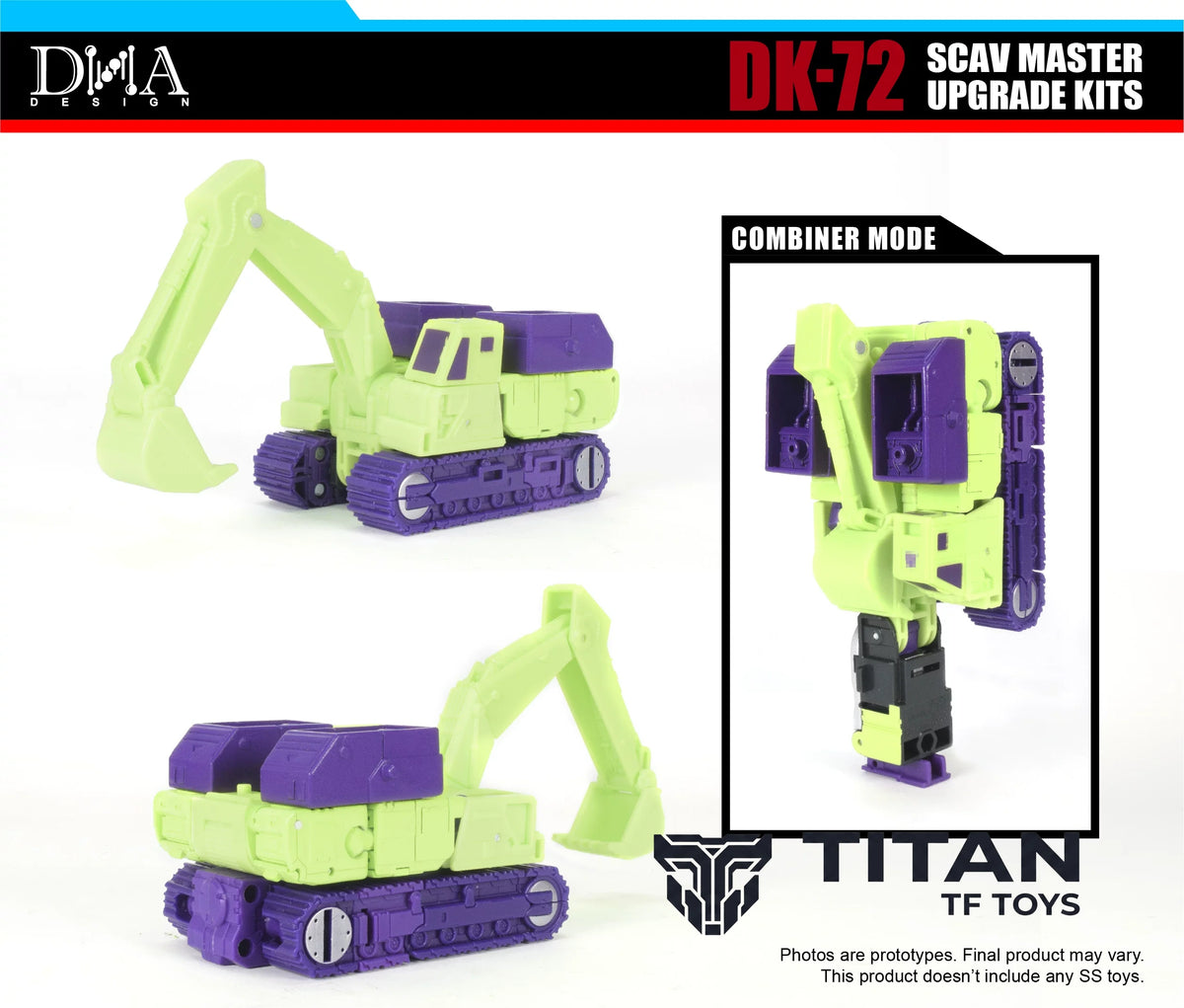 DNA Design DK-72 Studio Series SS86 Scavenger & Mixmaster Upgrade Kit with China Exclusive Bonus