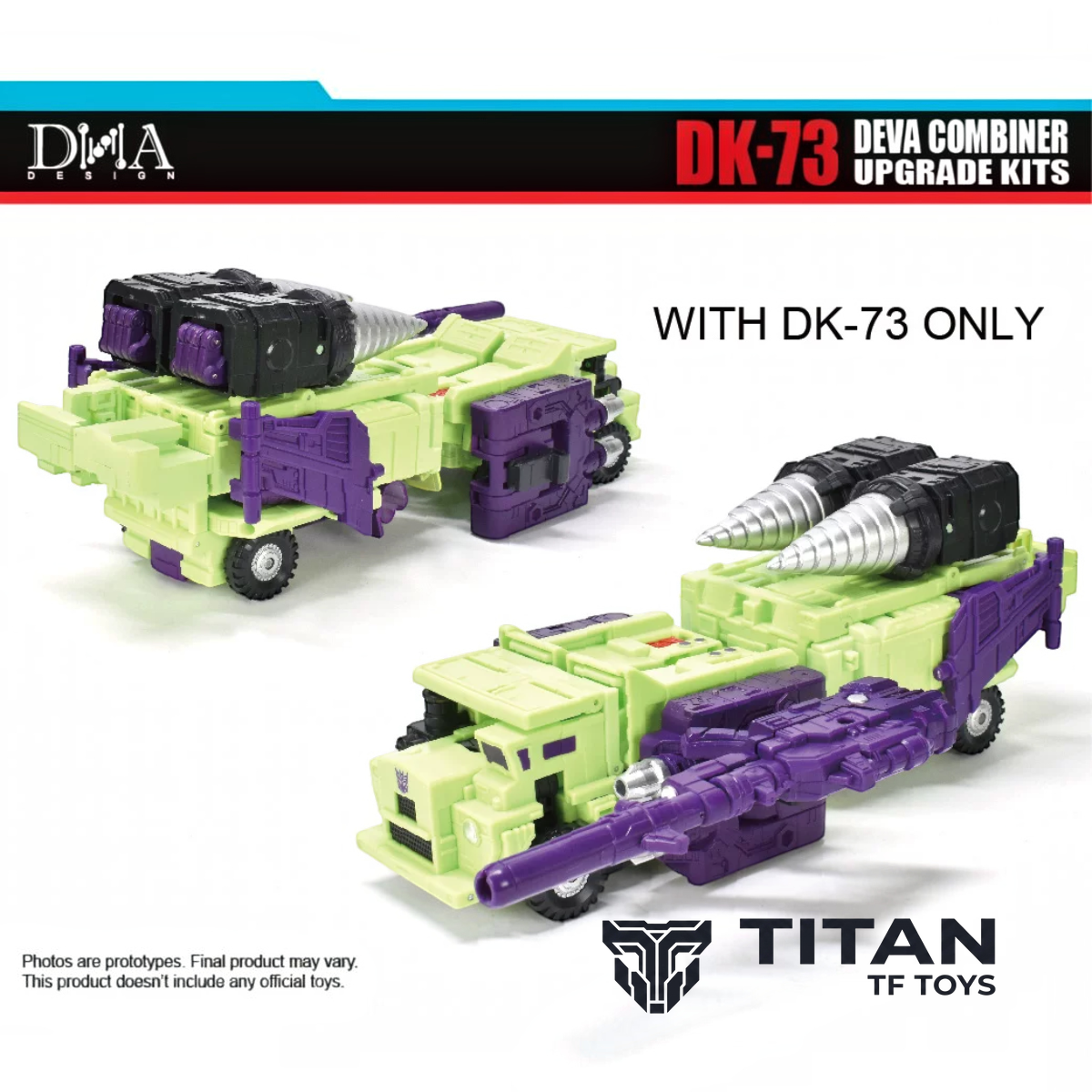 DNA Design DK-73 Studio Series 86 SS86 Devastator Combiner Mode Upgrade Kit with China Exclusive Bonus