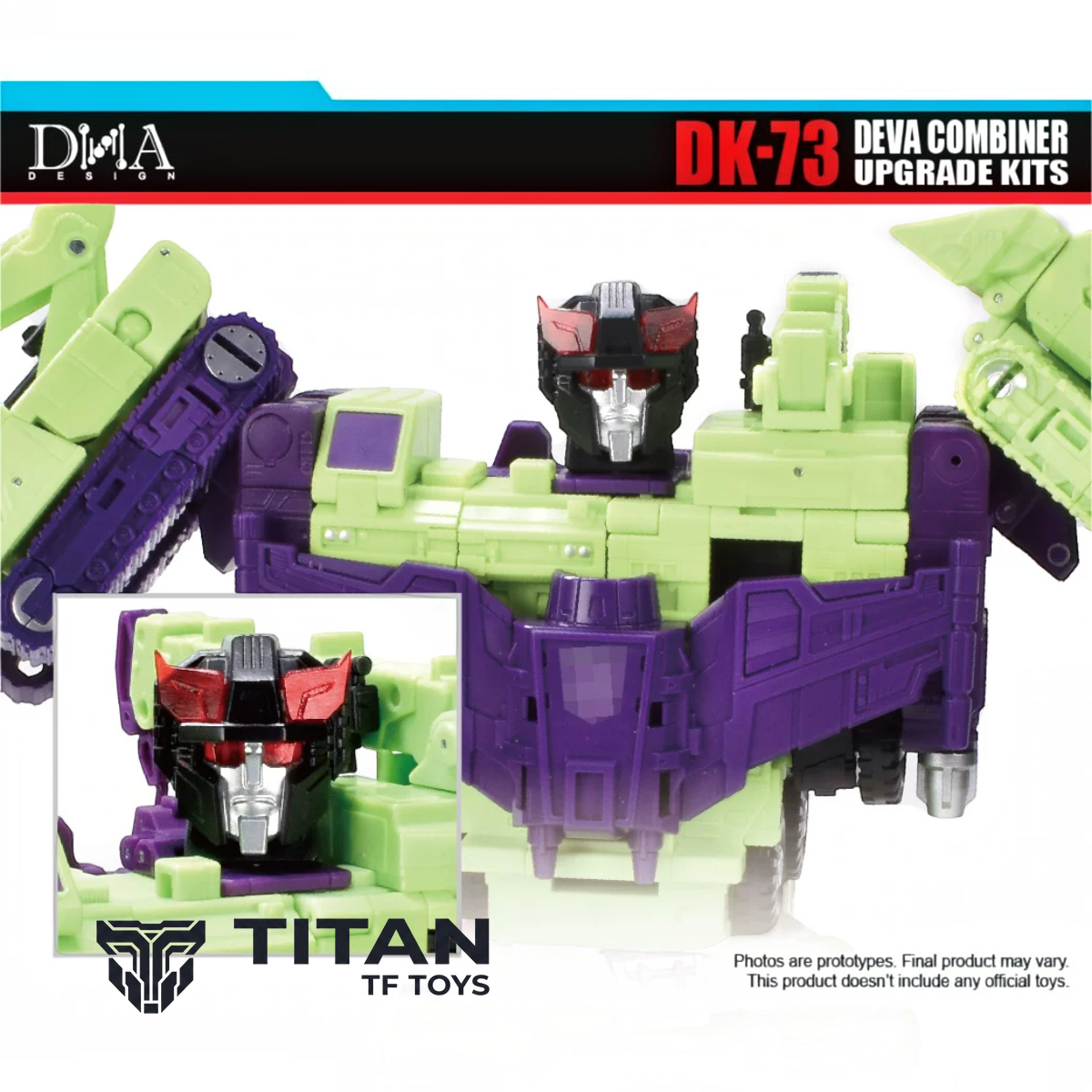 DNA Design DK-73 Studio Series 86 SS86 Devastator Combiner Mode Upgrade Kit with China Exclusive Bonus