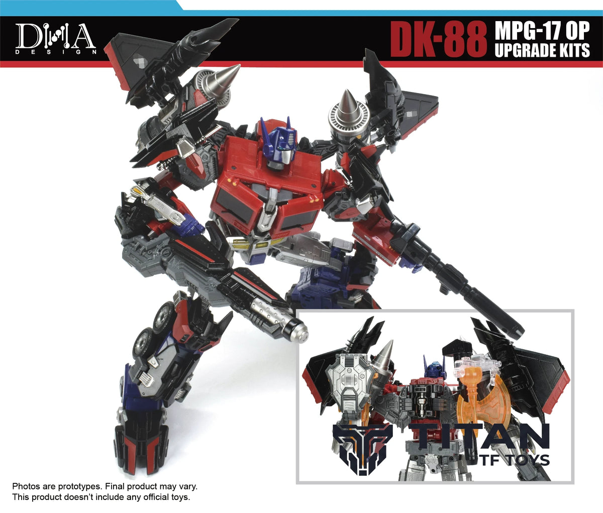 DNA Design DK-88 MPG-17 Ginrai Jet Powered Armor Upgrade Kit with First-Run Bonus [Pre-Order]