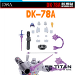 DNA Design DK-78A Studio Series SS86 Megatron Core Enhancement Upgrade Kit with G1 Bonus