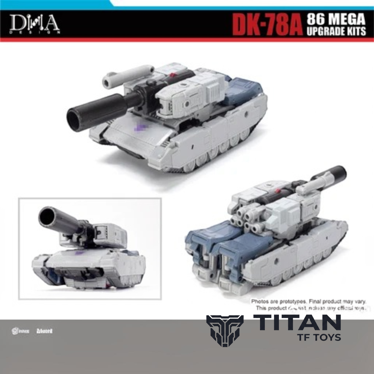 DNA Design DK-78A Studio Series SS86 Megatron Core Enhancement Upgrade Kit with G1 Bonus
