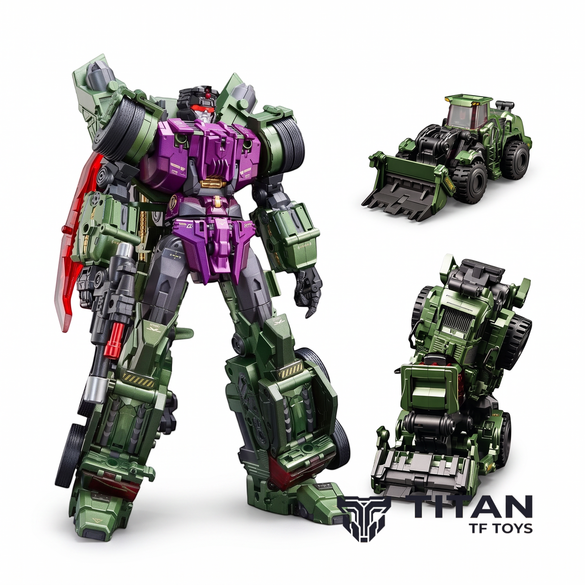 DreamStar Toys DST02-001 High Scrapper Devastator Combiner Member Action Figure - Official Product Photo