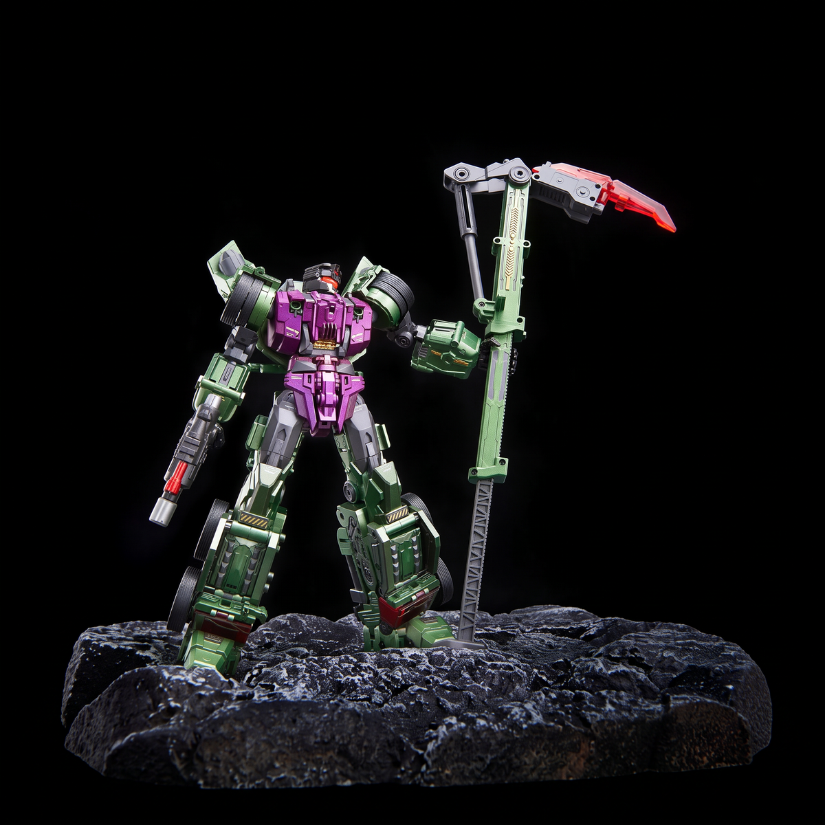 DreamStar Toys DST02-002 Crane Hook Devastator Combiner Member Action Figure - Detailed View 4