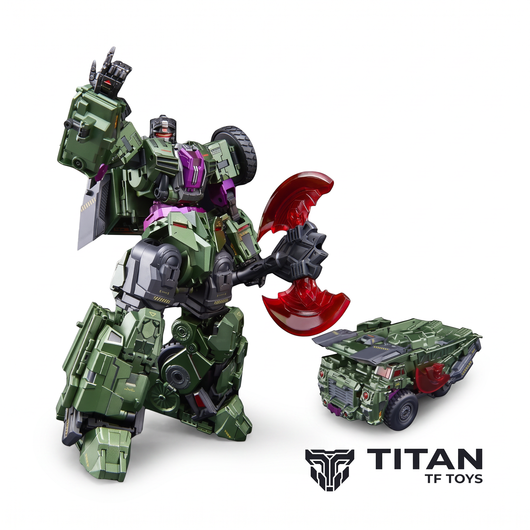 DreamStar Toys DST02-003 Dump Hauler Long Haul Devastator Combiner Member Action Figure - Official Product Photo