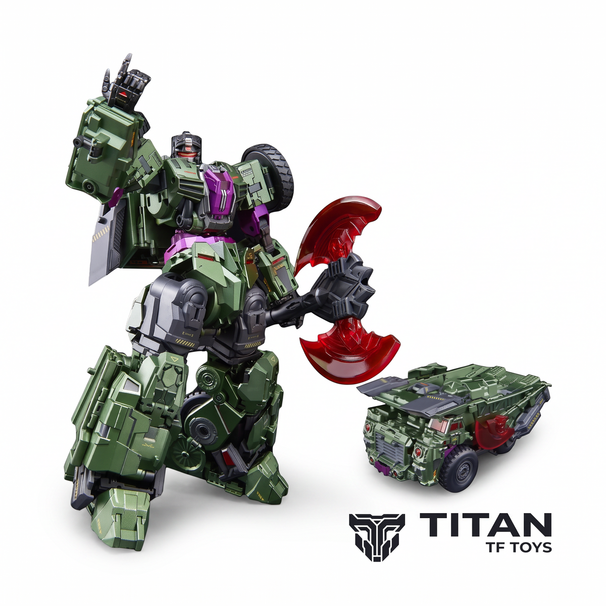 DreamStar Toys DST02-003 Dump Hauler Long Haul Devastator Combiner Member Action Figure - Official Product Photo