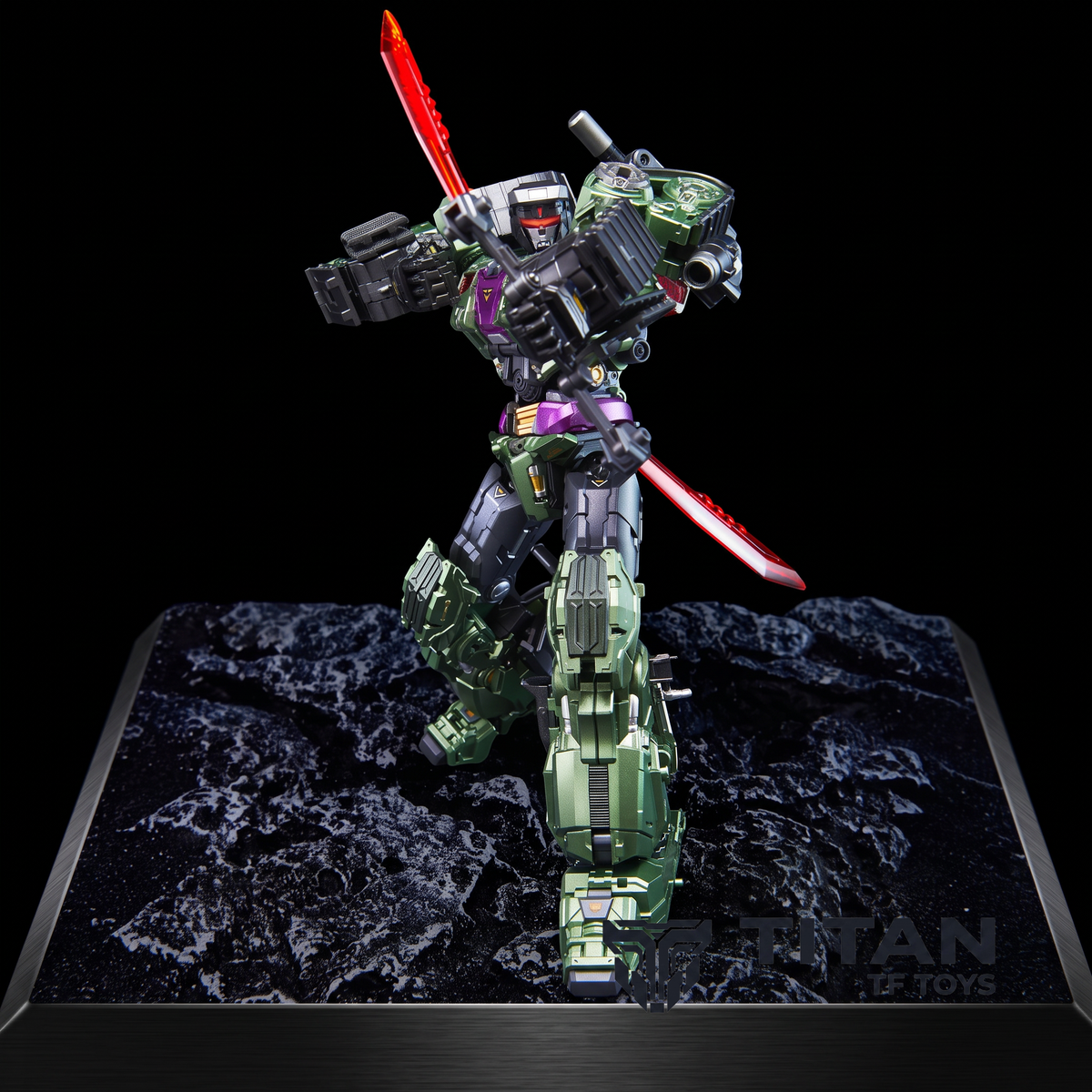 DreamStar Toys DST02-004 Bulldozer Crusher Bonecrusher Devastator Combiner Member Action Figure - Detailed View 3