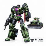 DreamStar Toys DST02-004 Bulldozer Crusher Bonecrusher Devastator Combiner Member Action Figure - Detailed View 6