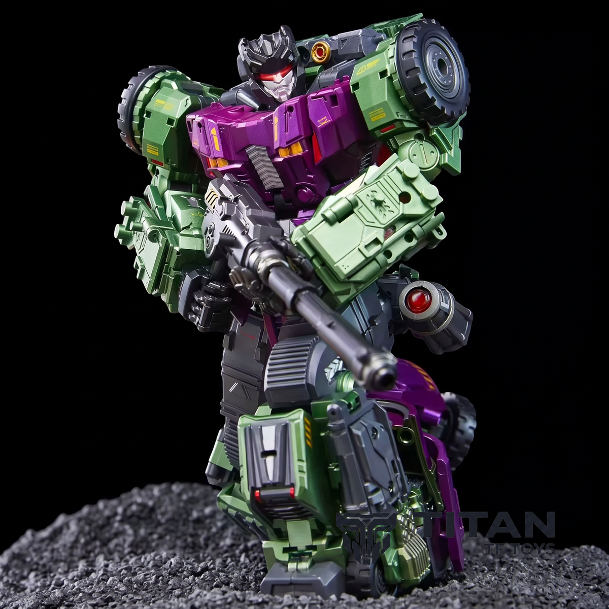 DreamStar Toys DST02-005 Cement Mixer Mixmaster Devastator Combiner Member Action Figure - Detailed View 2