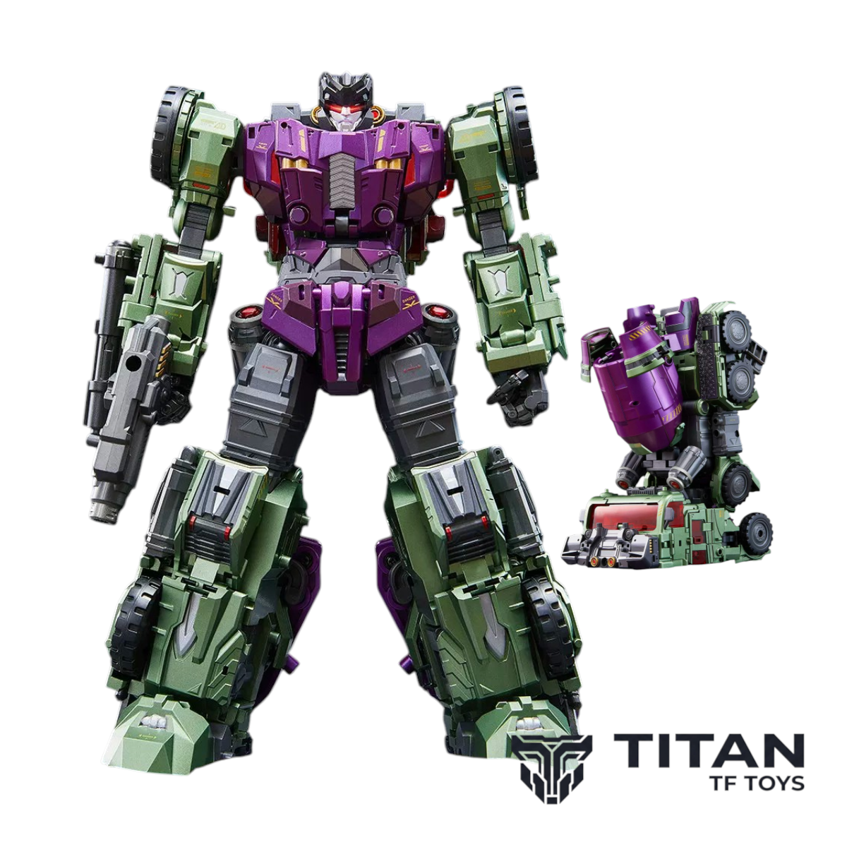 DreamStar Toys DST02-005 Cement Mixer Mixmaster Devastator Combiner Member Action Figure - Detailed View 3