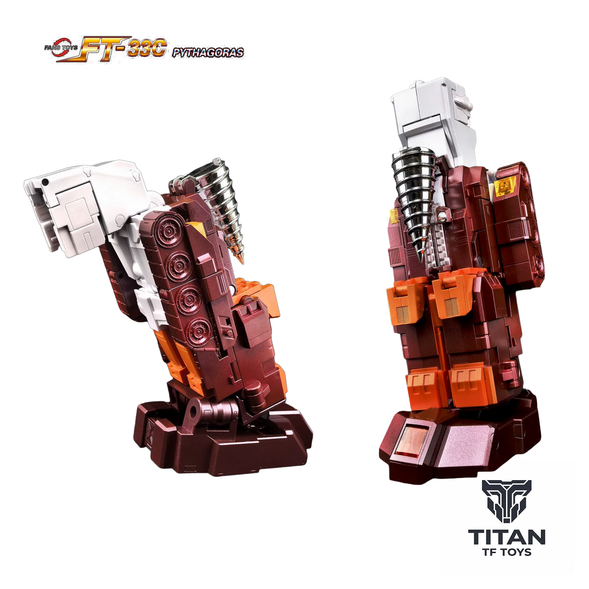 FansToys FT-33C Pythagoras Computron Combiner Drill Team Figure [Pre-Order Deposit] - Official Image 4
