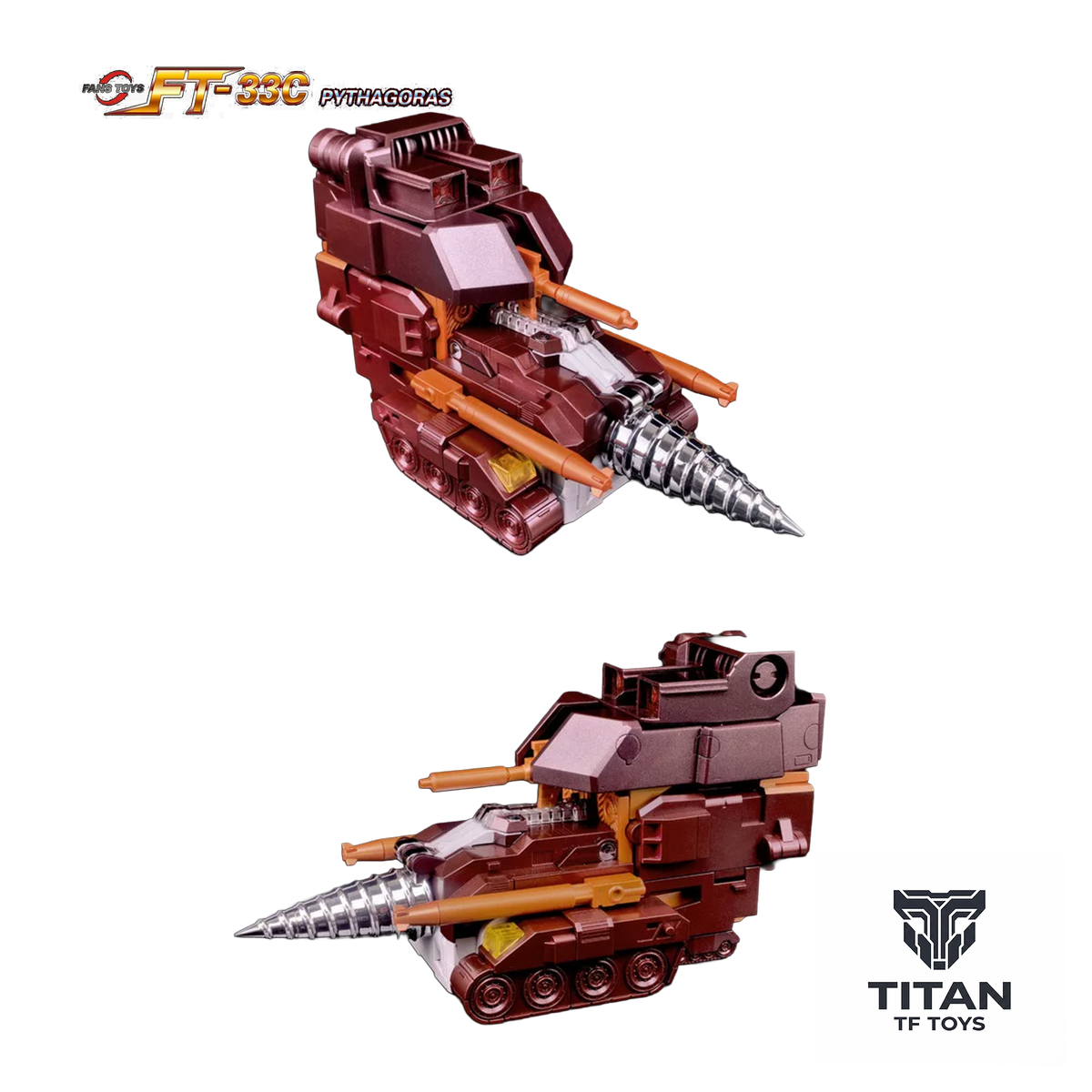 FansToys FT-33C Pythagoras Computron Combiner Drill Team Figure [Pre-Order Deposit] - Official Image 5