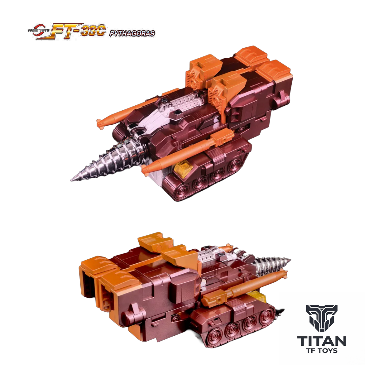 FansToys FT-33C Pythagoras Computron Combiner Drill Team Figure [Pre-Order Deposit] - Official Image 6