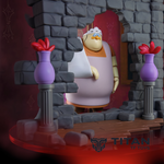 Happy Childhood HC-02 Destruction Maid Nanny Count Duckula 1/12 Scale Action Figure - Detailed View 2
