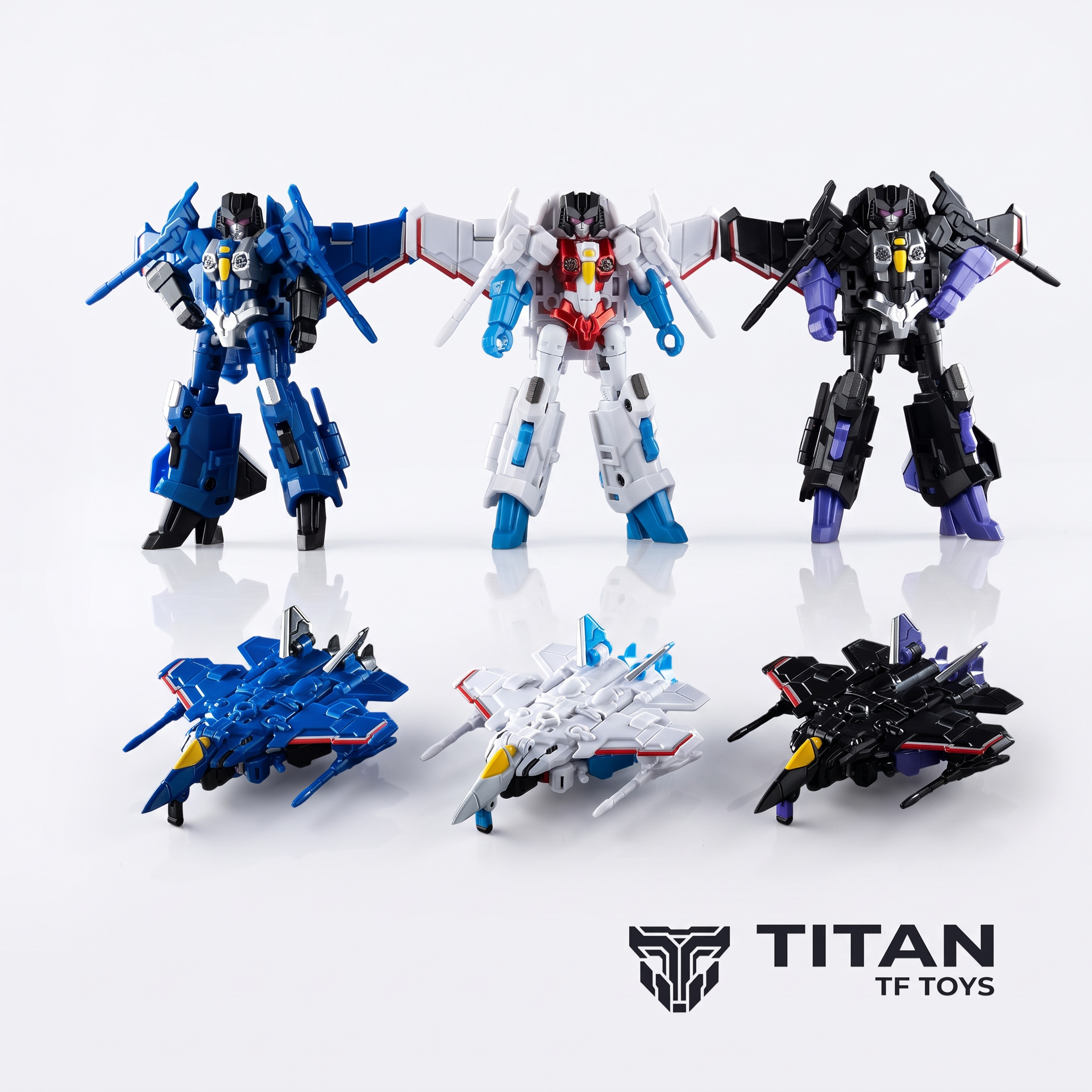 Iron Factory IF-EX27G Wing Guards Seekers Trio Set of 3 Legends Scale Figures - Official Product Photo