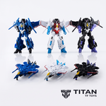 Iron Factory IF-EX27G Wing Guards Seekers Trio Set of 3 Legends Scale Figures - Official Product Photo