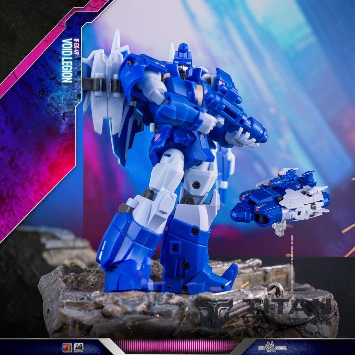 Iron Factory IF-EX49 Void Legion Scourge Legends Scale Action Figure - Official Product Photo
