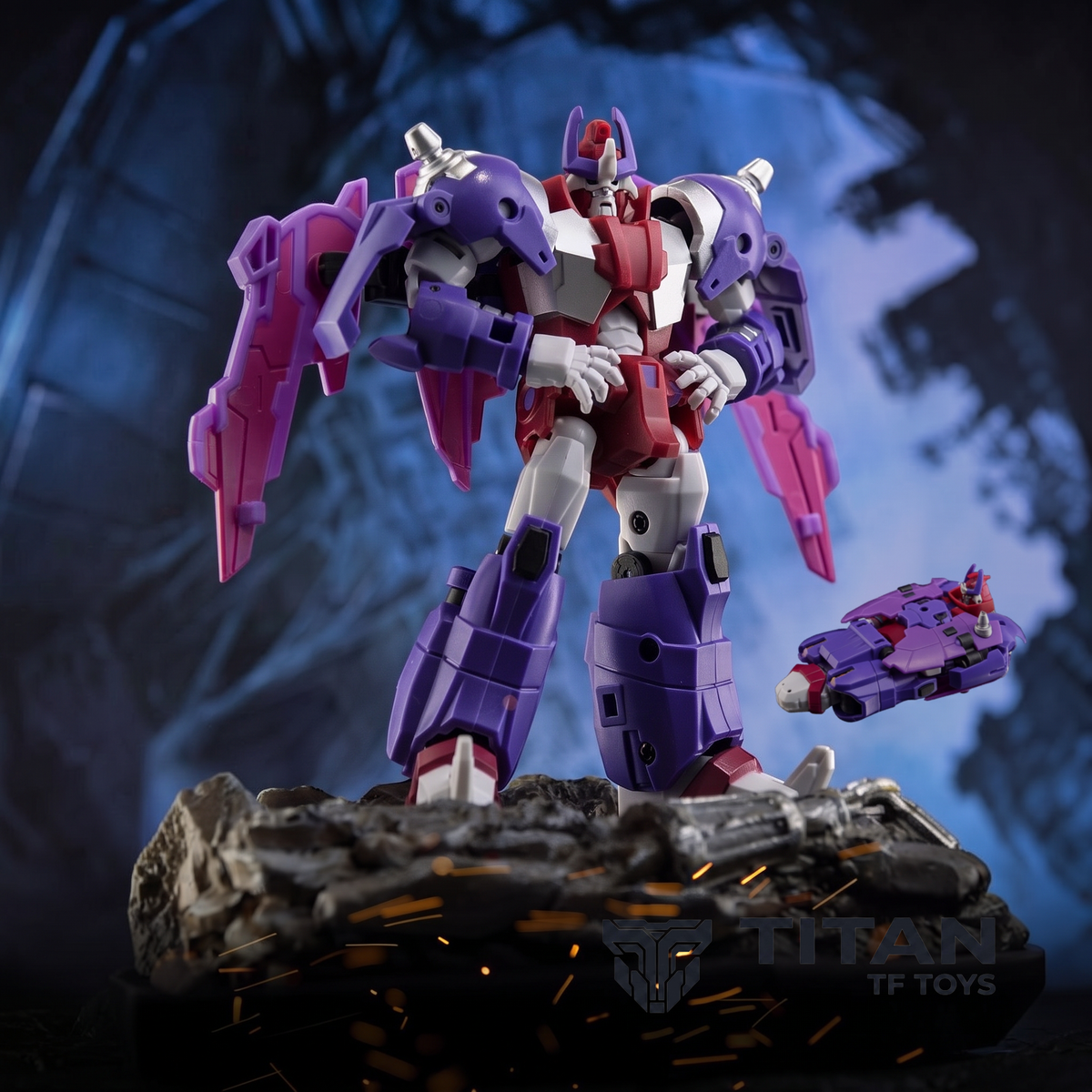 Iron Factory IF-EX49P Void Legion Alpha Trion Legends Scale Action Figure - Official Product Photo