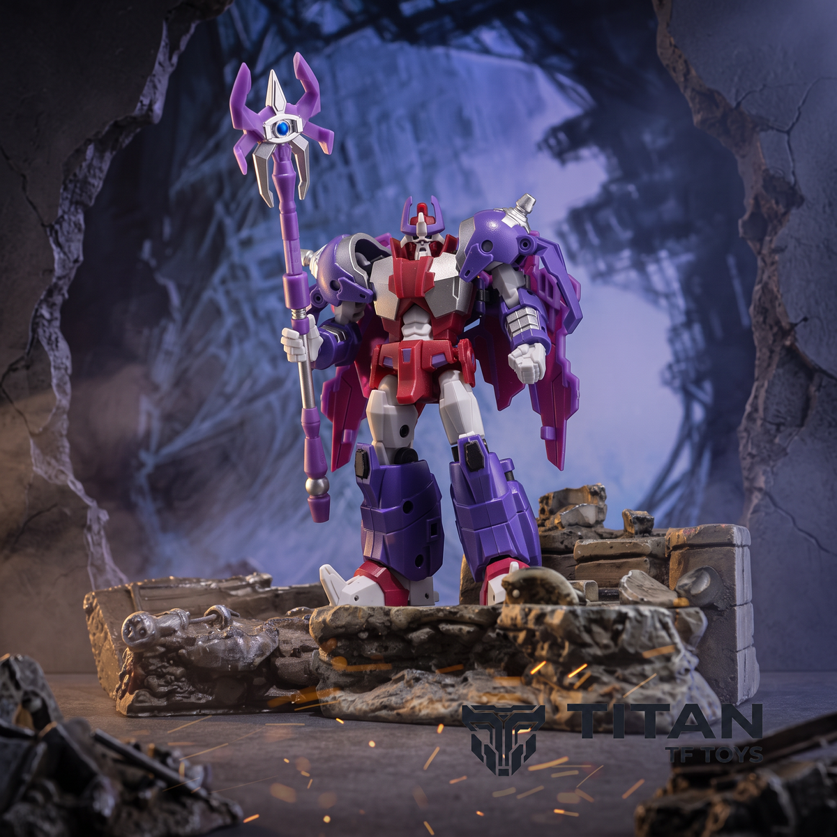 Iron Factory IF-EX49P Void Legion Alpha Trion Legends Scale Action Figure - Detailed View 4