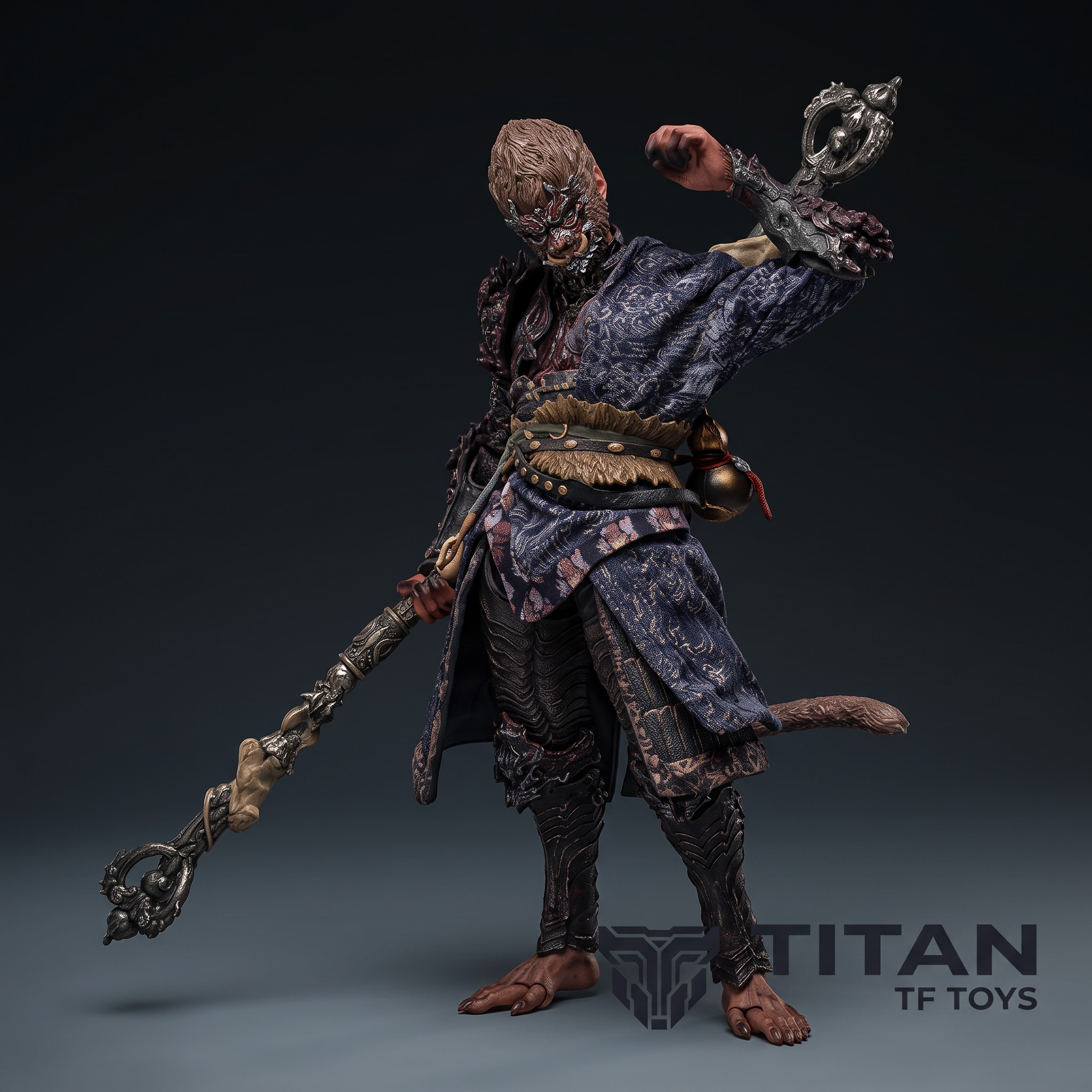 INART Black Myth: Wukong The Destined One Bronze Armor 1/12 Scale Deluxe Action Figure - Official Product Photo