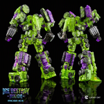 Lucky Cat MC-02 ICE Frost Giant Clear Devastator Combiner Box Set [Pre-Order Deposit] - Detailed View 2