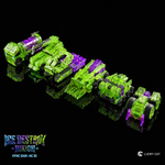 Lucky Cat MC-02 ICE Frost Giant Clear Devastator Combiner Box Set [Pre-Order Deposit] - Detailed View 4