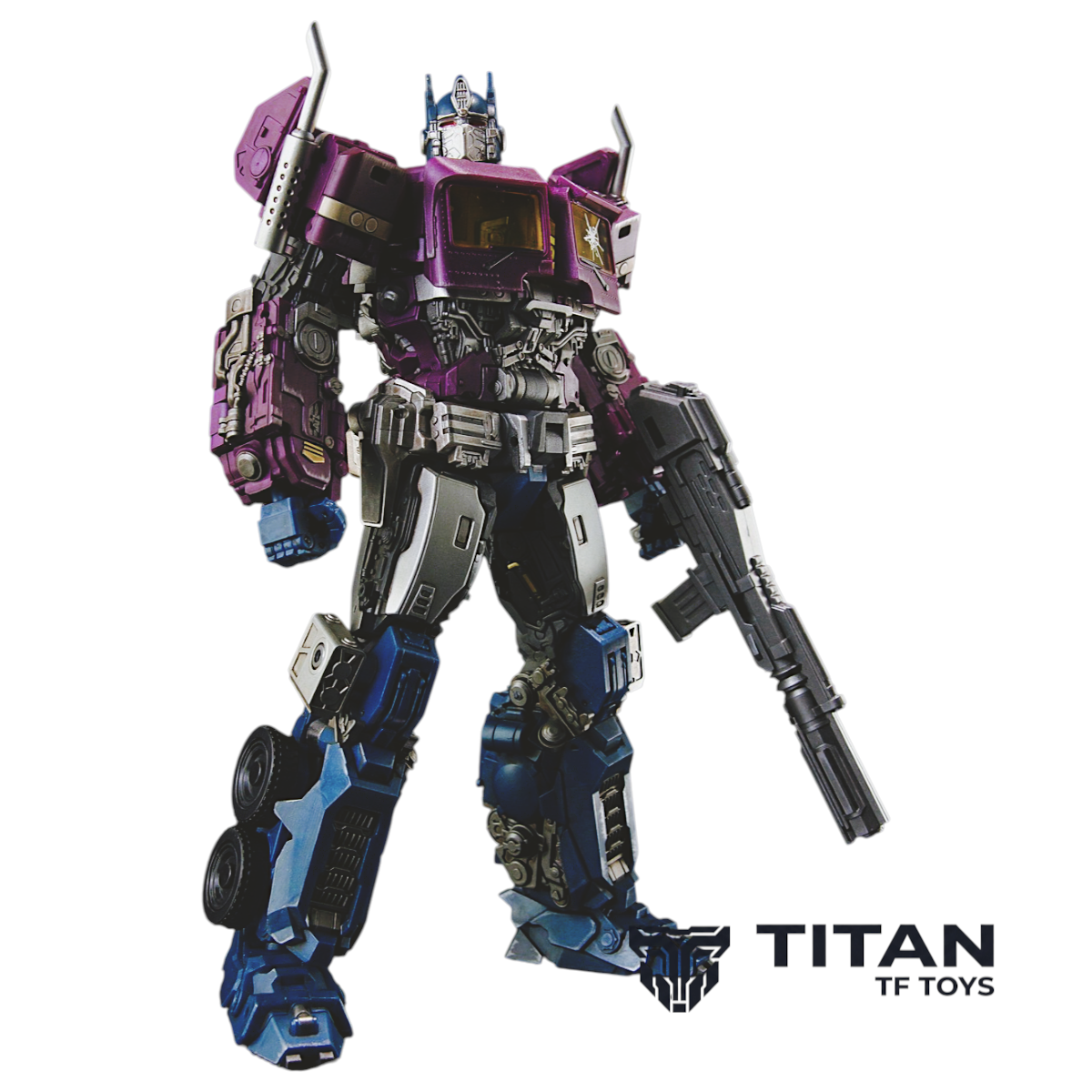 Lucky Cat SSR-01G Purple Commander Shattered Glass Purple Commander Voyager Scale Action Figure - Official Product Photo