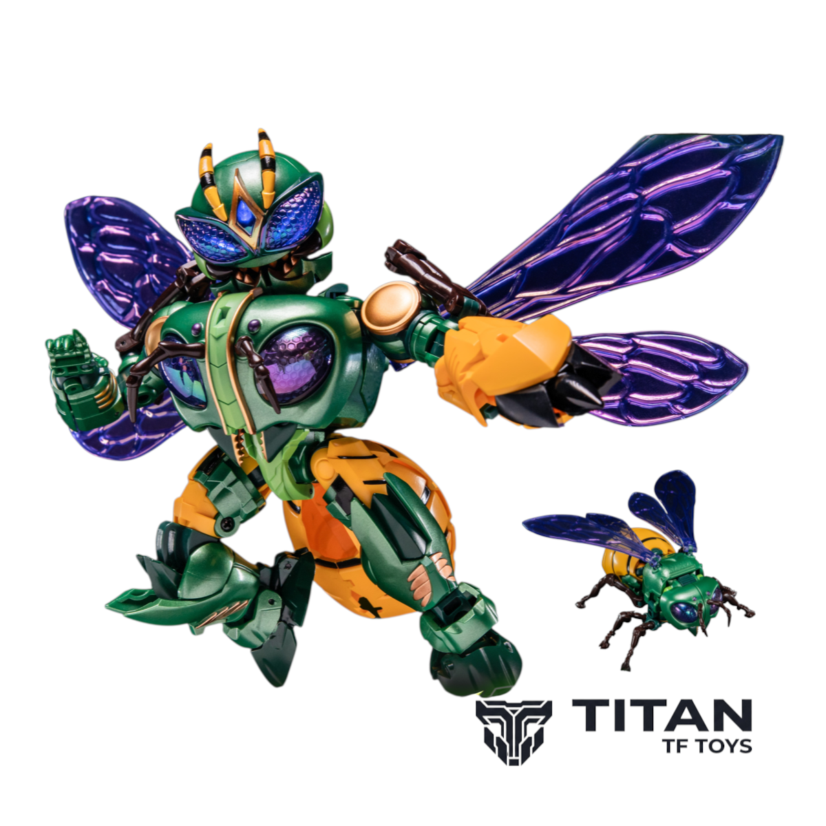 MachineCat Toys Steel Beast Land Buzzing Bee Waspinator Chibi Transforming Figure [Pre-Order Deposit] - Official Product Photo