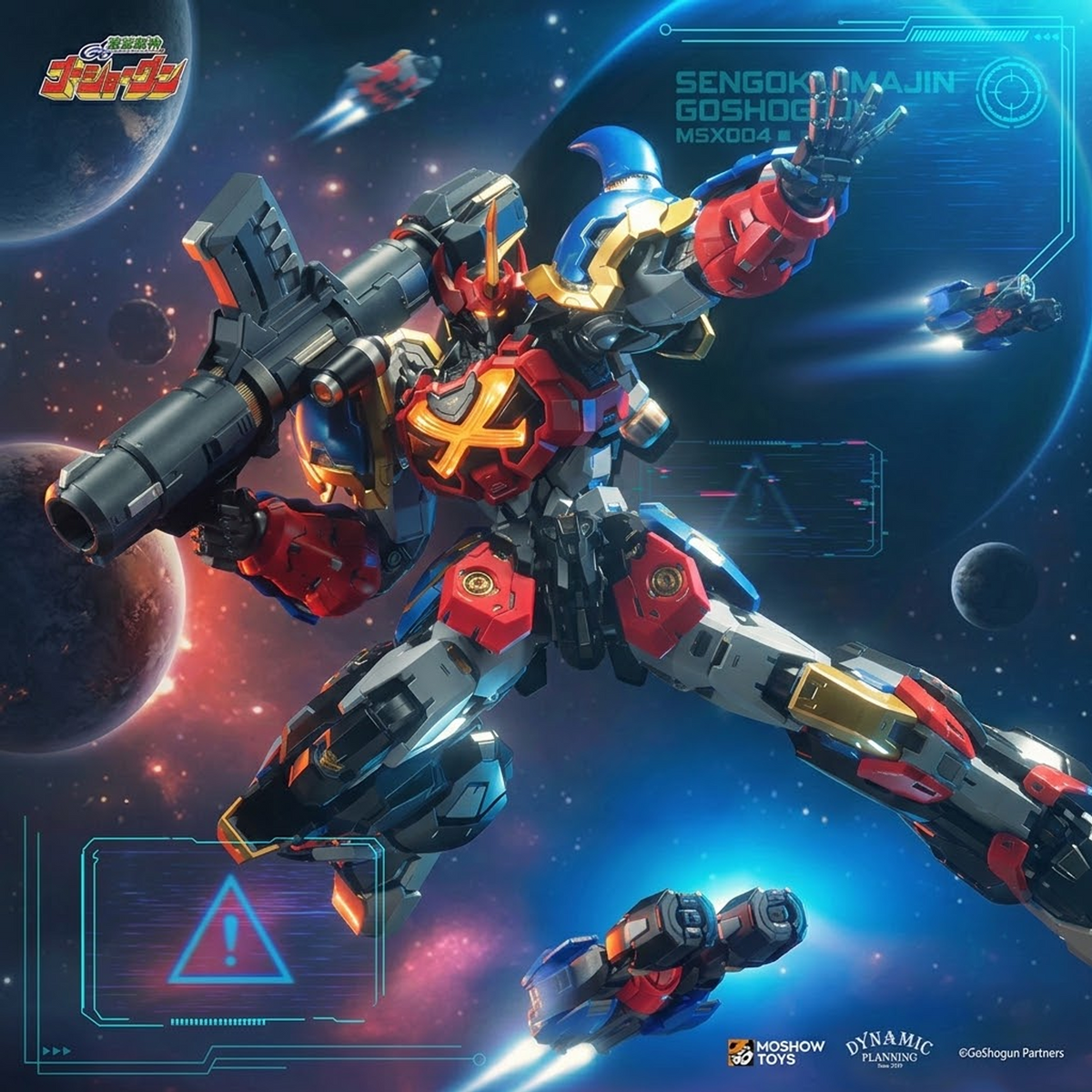 MOSHOW Toys MCT-J02 Sengoku Majin GoShogun Noble Class X Die-Cast Figure - Official Image 3