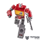 Newage H62 Louie Blaster with Ramhorn & Rewind G1 Legends Scale Action Figure - Detailed View 3