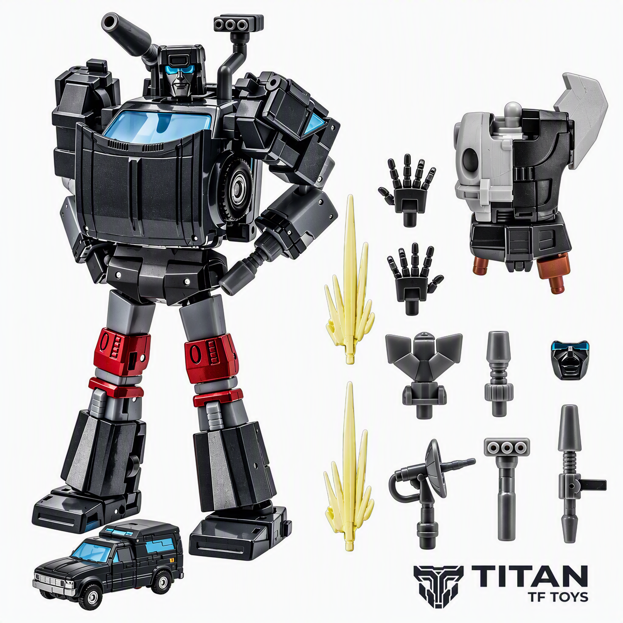 Newage H64 Lincoln Trailbreaker G1 Legends Scale Action Figure - Official Product Photo