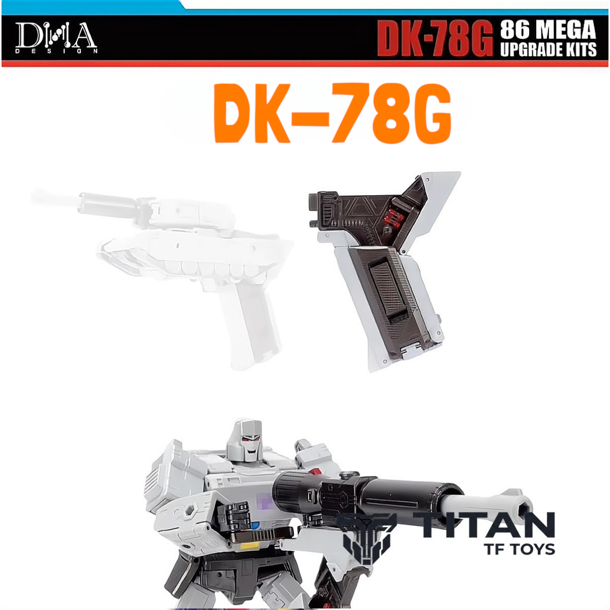 DNA Design DK-78G Studio Series SS86 Megatron Heavy Cannon & Gun Mode Conversion Grip Kit