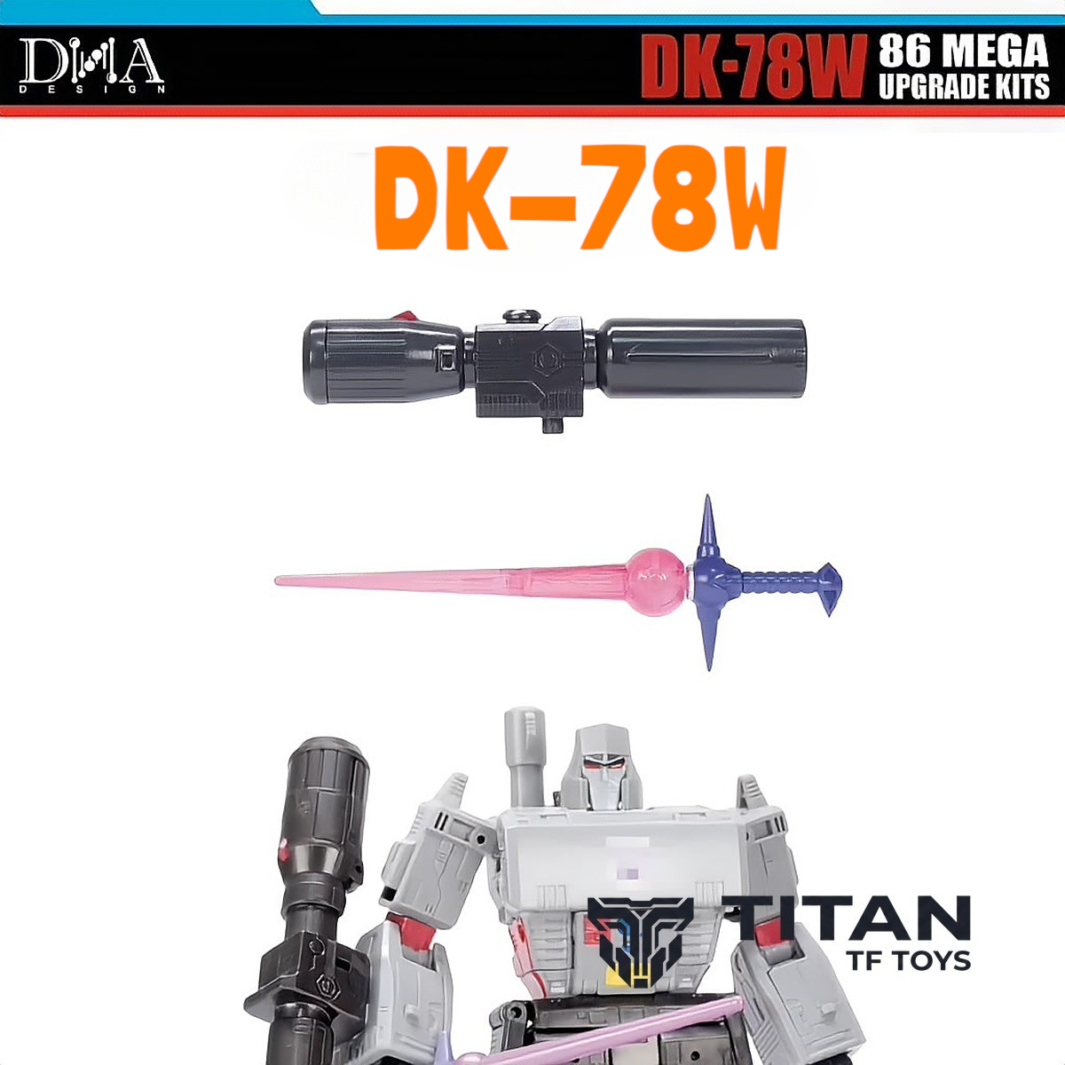DNA Design DK-78W Studio Series SS86 Megatron Weapon Expansion Kit