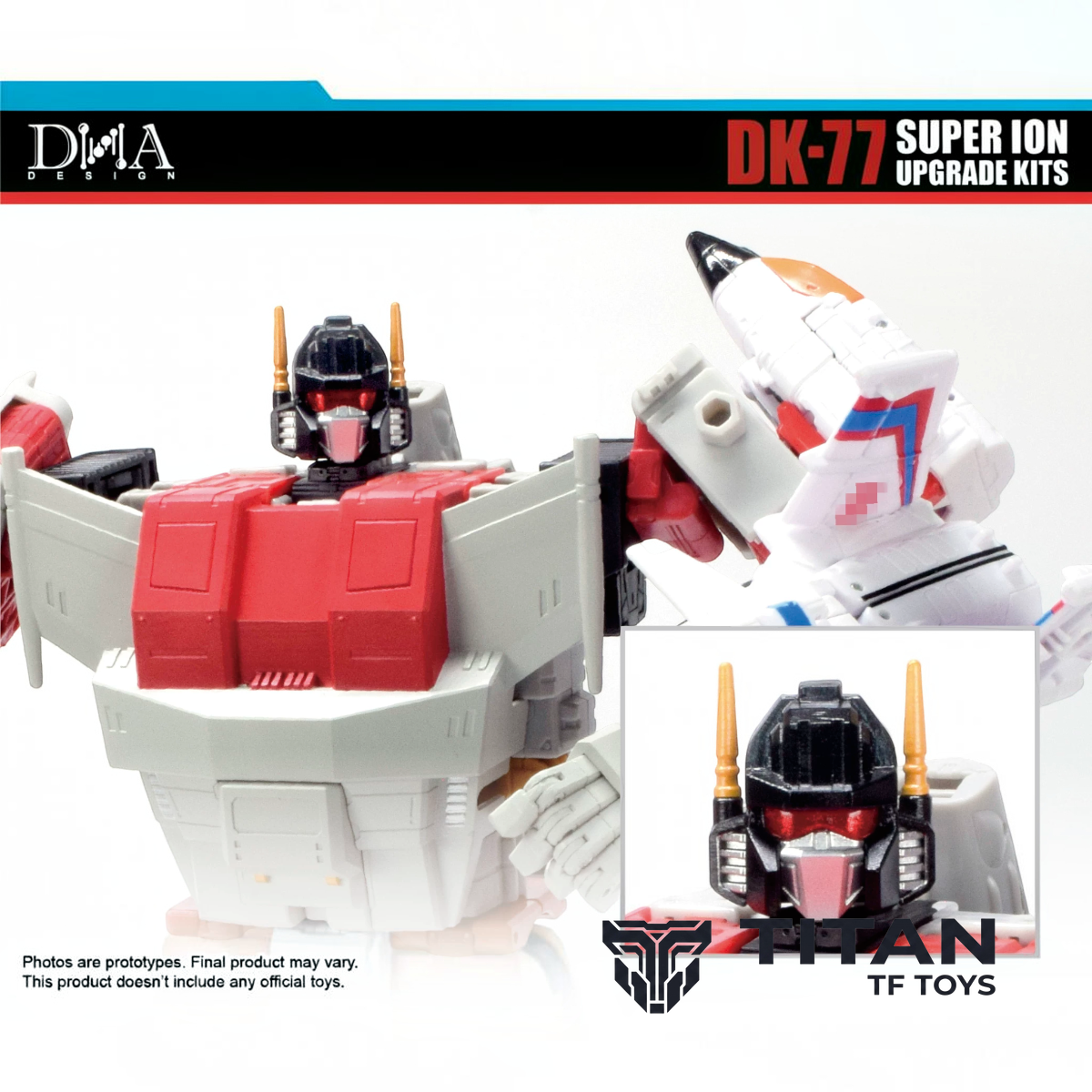 DNA Design DK-77 Age of the Primes / Legacy Superion Combiner Upgrade Kit with First-Run Bonus