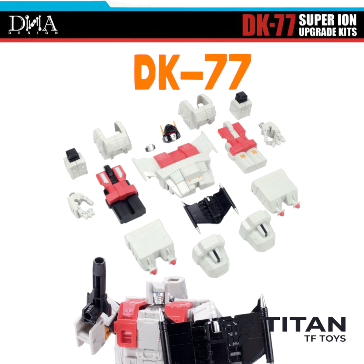 DNA Design DK-77 Age of the Primes / Legacy Superion Combiner Upgrade Kit with First-Run Bonus