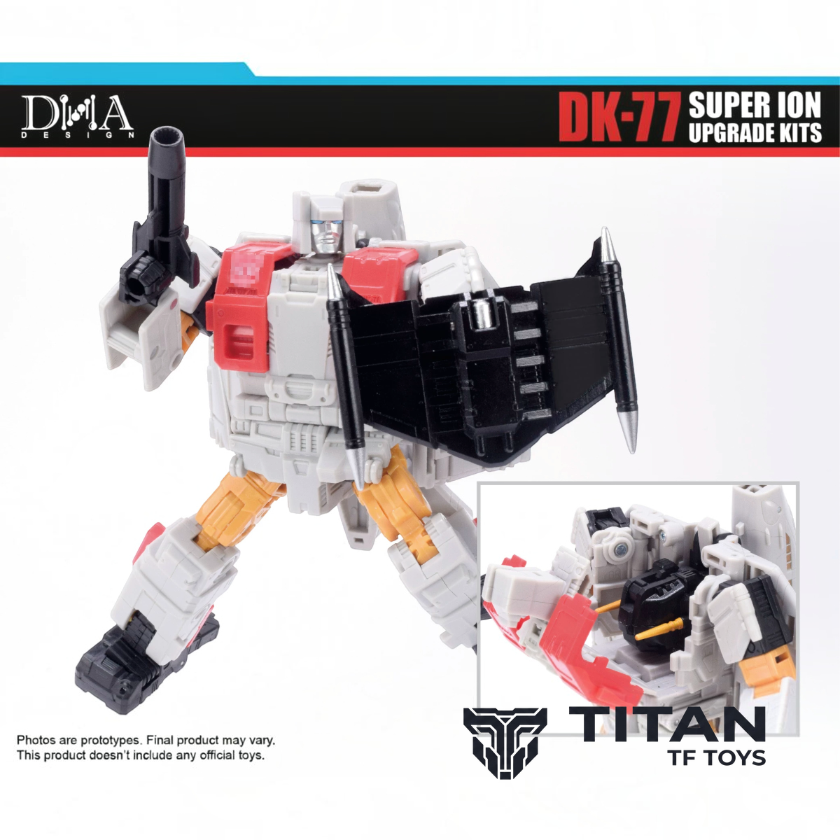 DNA Design DK-77 Age of the Primes / Legacy Superion Combiner Upgrade Kit with First-Run Bonus