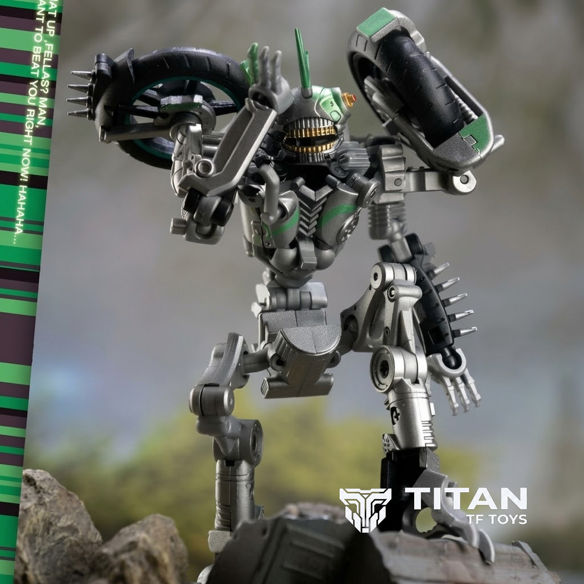 TransCraft TC-01 Mohawk Junkion MPM Scale Action Figure Reissue - Detailed View 2