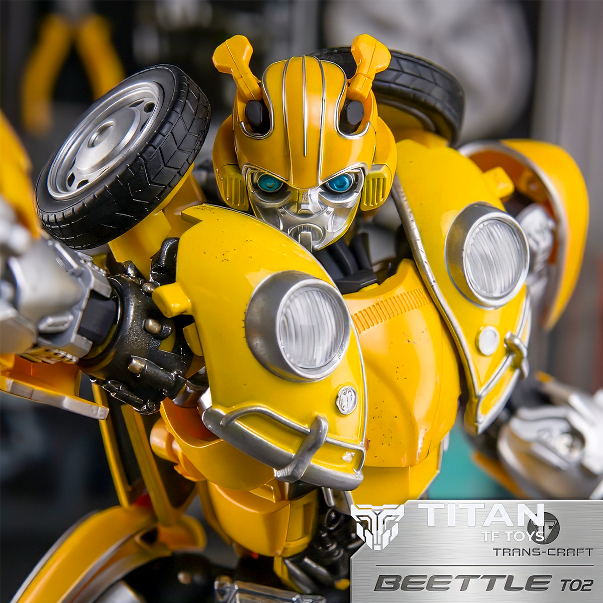 TransCraft TC-02 Beetle Movie Painted Version MPM Scale Action Figure - Detailed View 3