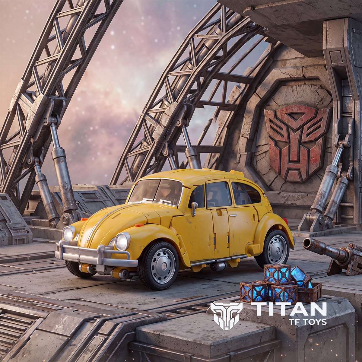 TransCraft TC-02 Beetle Movie Painted Version MPM Scale Action Figure - Detailed View 6