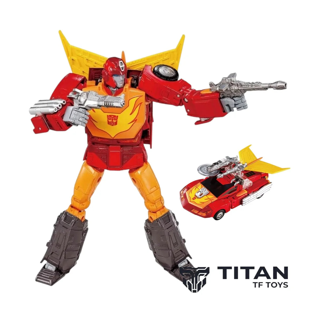 Takara Tomy Transformers MPG-20 Hot Rod Generation Style Action Figure - View 1